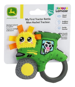 LAMAZE LP86597 JOHN DEERE MY FIRST TRACTOR RATTLE