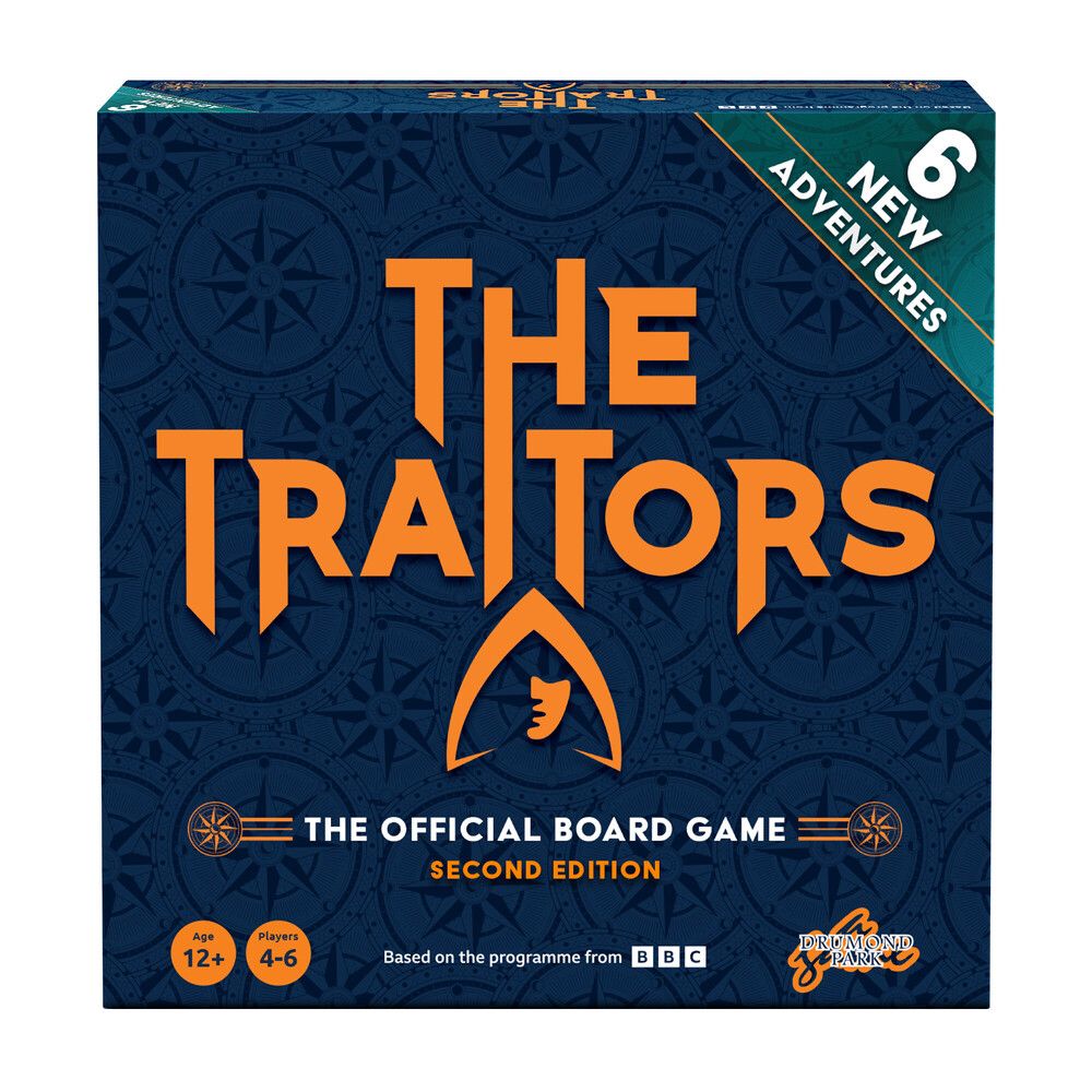 DRUMMOND PARK T73978 THE TRAITORS OFFICAL BOARD GAME 2ND EDITION