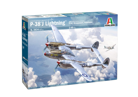 ITALERI 2834 P38-J LIGHTNING  1/48 SCALE AIRCRAFT KIT