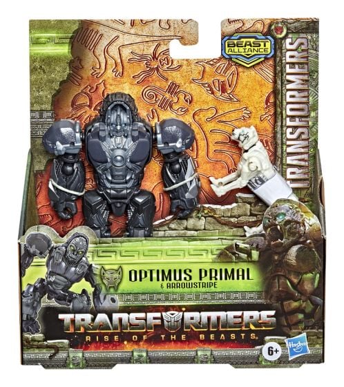 TRANSFORMERS RISE OF THE BEASTS F4611 OPTIMUS PRIMAL & ARROWSTRIPE
