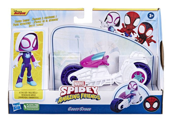MARVEL SPIDEY AND HIS AMAZING FRIENDS F7461 GHOST SPIDER MOTORCYCLE
