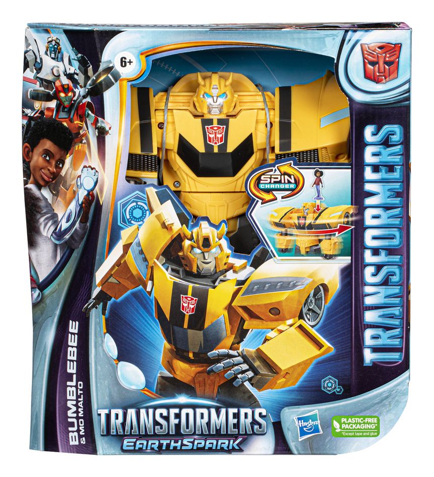 TRANSFORMERS F7662 EARTHSPARK BUMBLEBEE & MO MALTO