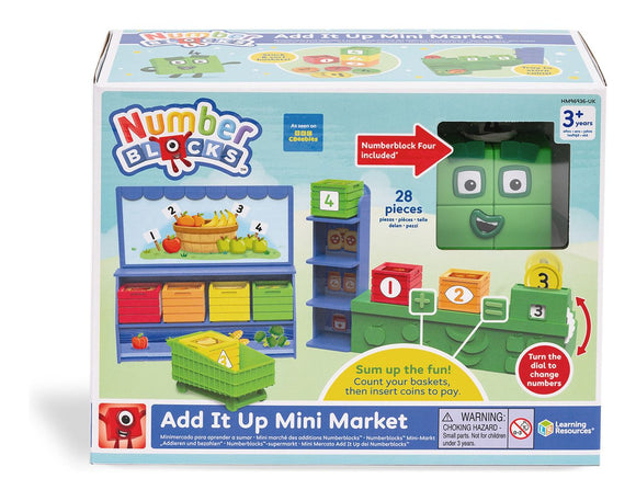NUMBERBLOCKS 96936 ADD IT UP MINI MARKET