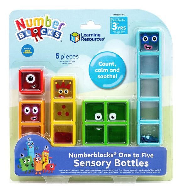 NUMBERBLOCKS 96090 ONE TO FIVE SENSORY BOTTLES