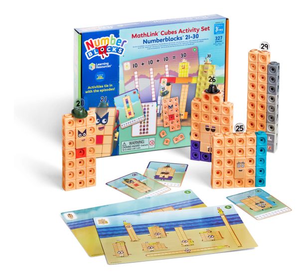 NUMBERBLOCKS 96321 MATHLINK CUBES ACTIVITY SET NUMBERBLOCKS 21-30