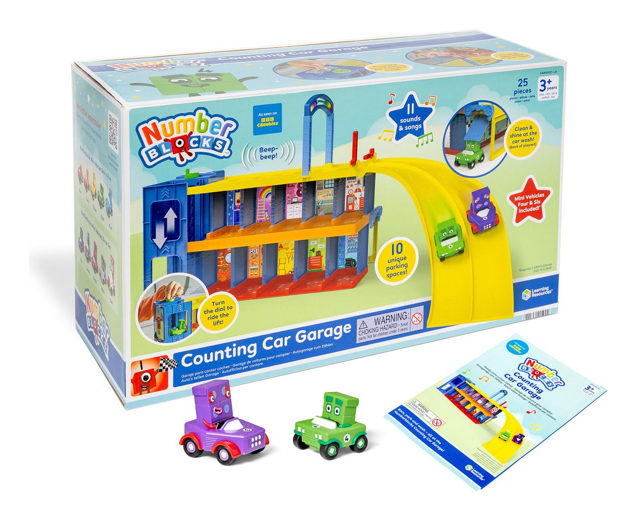 NUMBERBLOCKS 96927 COUNTING CARS GARAGE