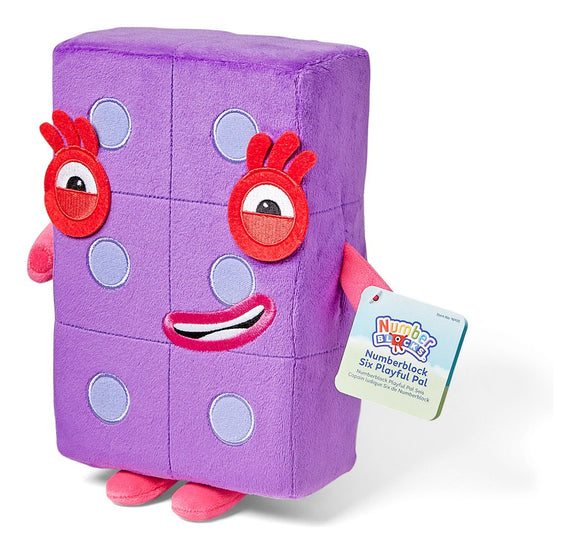 NUMBERBLOCKS 96935 SIX PLAYFUL PAL PLUSH