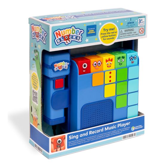 NUMBERBLOCKS 96941 SING AND RECORD MUSIC PLAYER