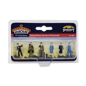 BACHMANN 36-430 Embarking Service Personnel   OO SCALE FIGURES