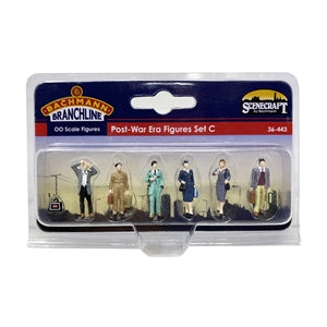 BACHMANN 36-443 Post-War Era Figures Set C  OO SCALE FIGURES