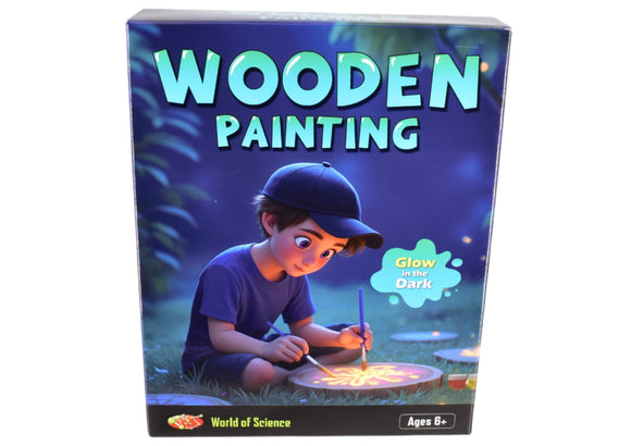 WORLD OF SCIENCE TY3014 GLOW IN THE DARK WOOD PAINTING