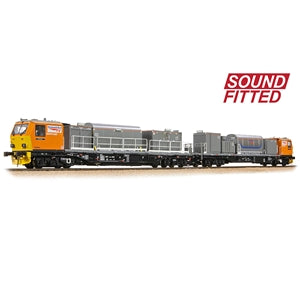 BACHMANN LOCOMOTIVE 31-579SF Windhoff MPV 2-Car Set Network Rail Orange SOUND FITTED