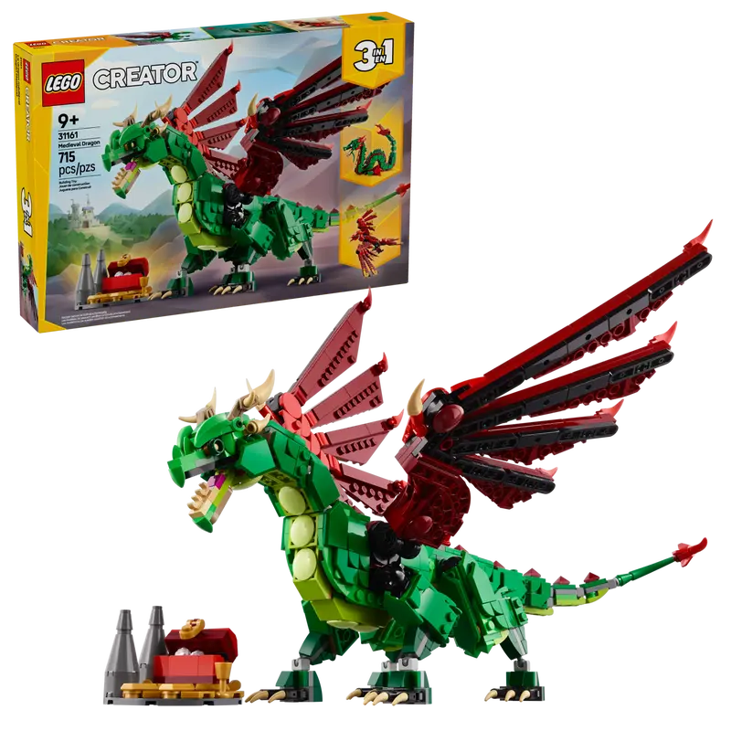LEGO 31161 CREATOR 3 IN 1 MEDIEVAL DRAGON
