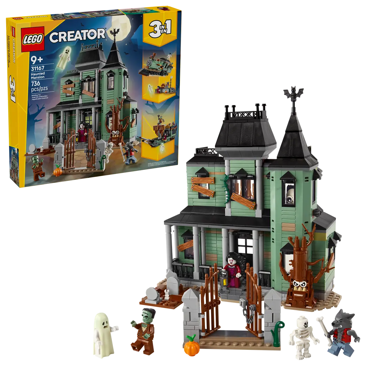 LEGO 31167 CREATOR 3 IN 1 HAUNTED MANSION