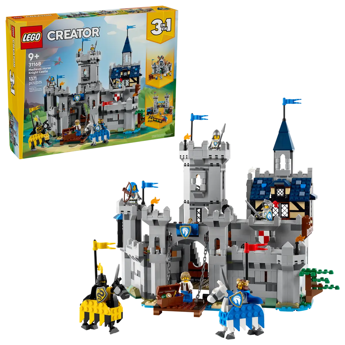 LEGO 31168 CREATOR 3 IN 1 MEDIEVAL HORSE KNIGHT CASTLE