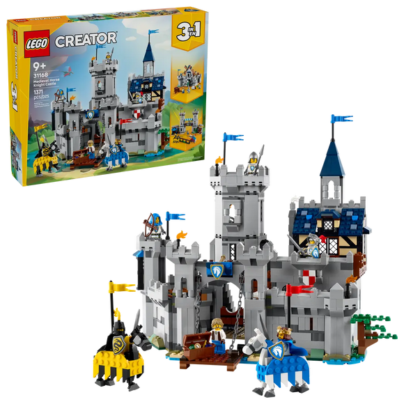 LEGO 31168 CREATOR 3 IN 1 MEDIEVAL HORSE KNIGHT CASTLE