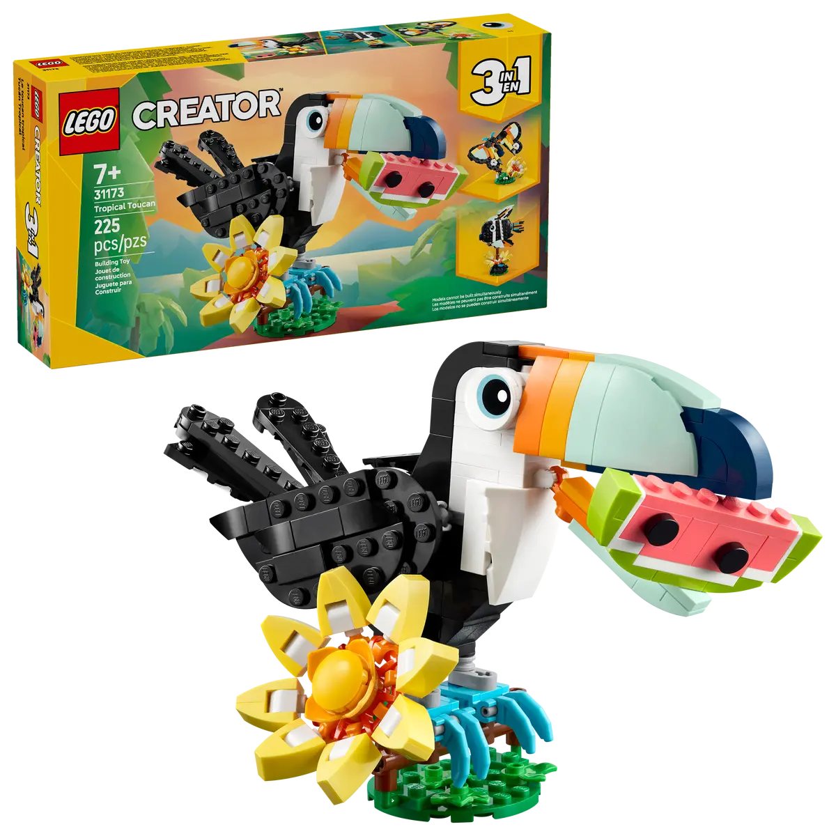LEGO 31173 CREATOR 3 IN 1 WILD ANIMALS: TROPICAL TOUCAN