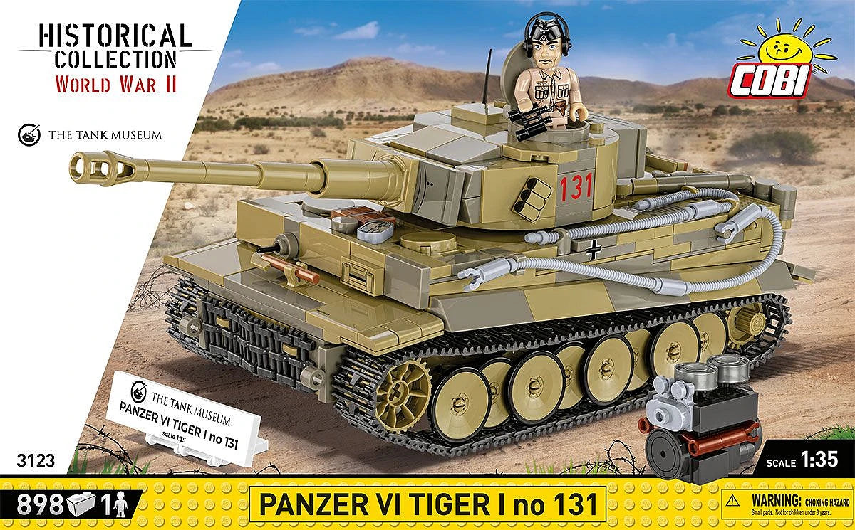 COBI 3123 PANZER VI TIGER I NO 131 1/35TH SCALE
