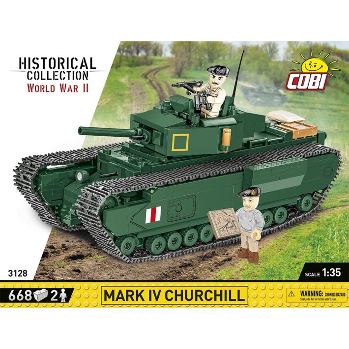 COBI 3128 MARK IV CHURCHILL TANK 1/35TH SCALE