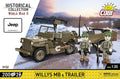 COBI 3132 WILLYS MB & TRAILER 1:35 SCALE