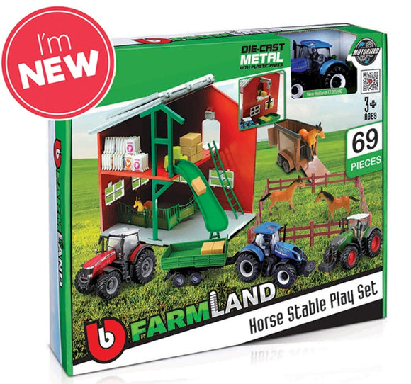 BURAGO 18-31682 FARMLAND STABLE PLAYSET 1/43RD SCALE