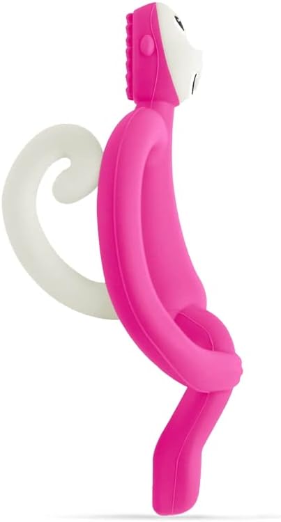 MATCHSTICK MONKEY PINK MONKEY TEETHER