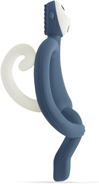 MATCHSTICK MONKEY AIRFORCE BLUE MONKEY TEETHER