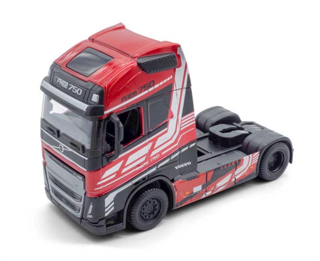 BURAGO 32200 CUSTOM CABS VOLVO GLOBETROTTER FH16 750 XXL RED