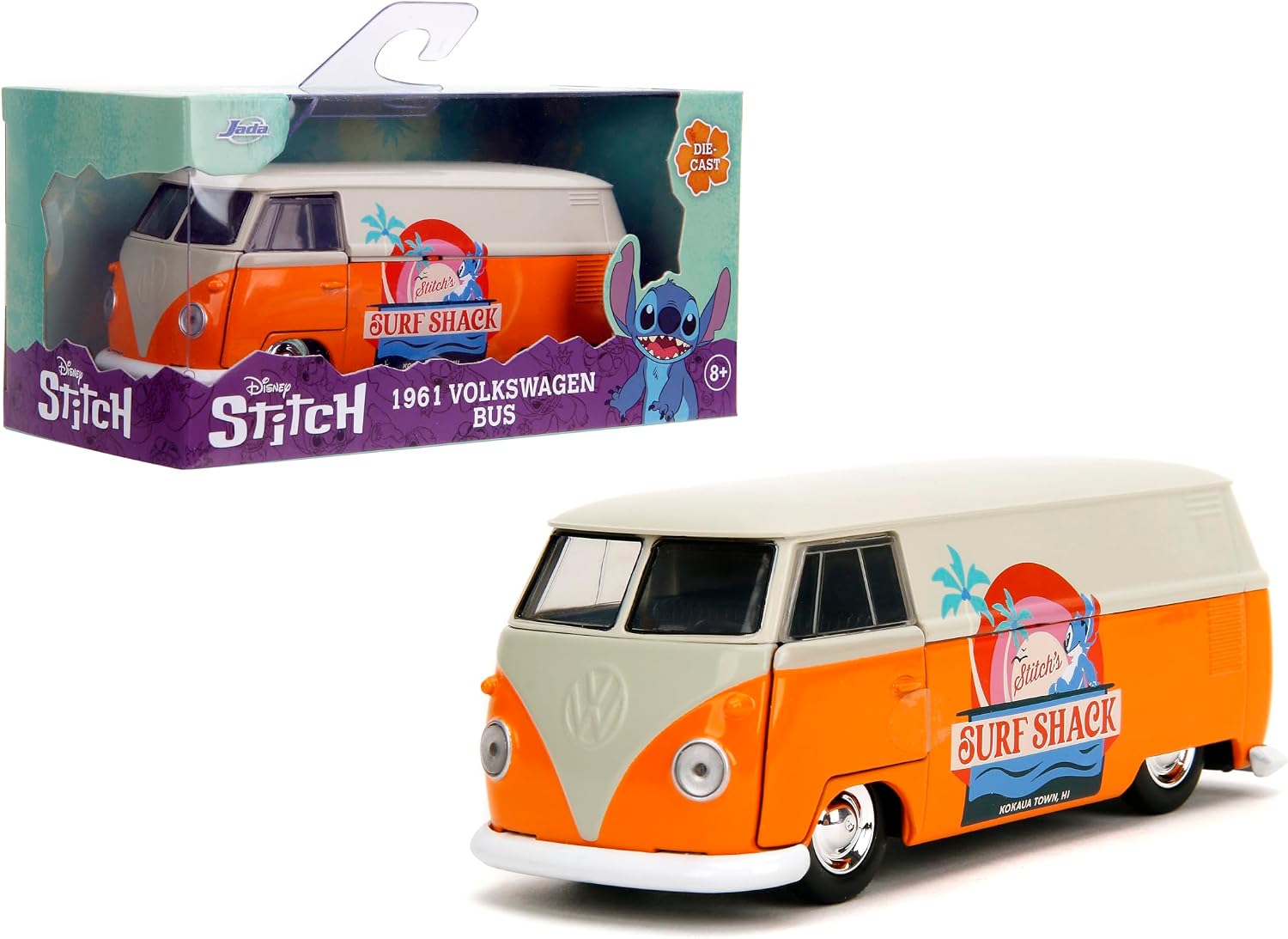 3   24078 JADA STITCH 1961 VOLKWAGON BUS 1 32ND SCALE