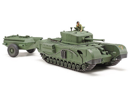 TAMIYA 32594 British Churchill Mk.VII Crocodile Tank 1/48 Scale