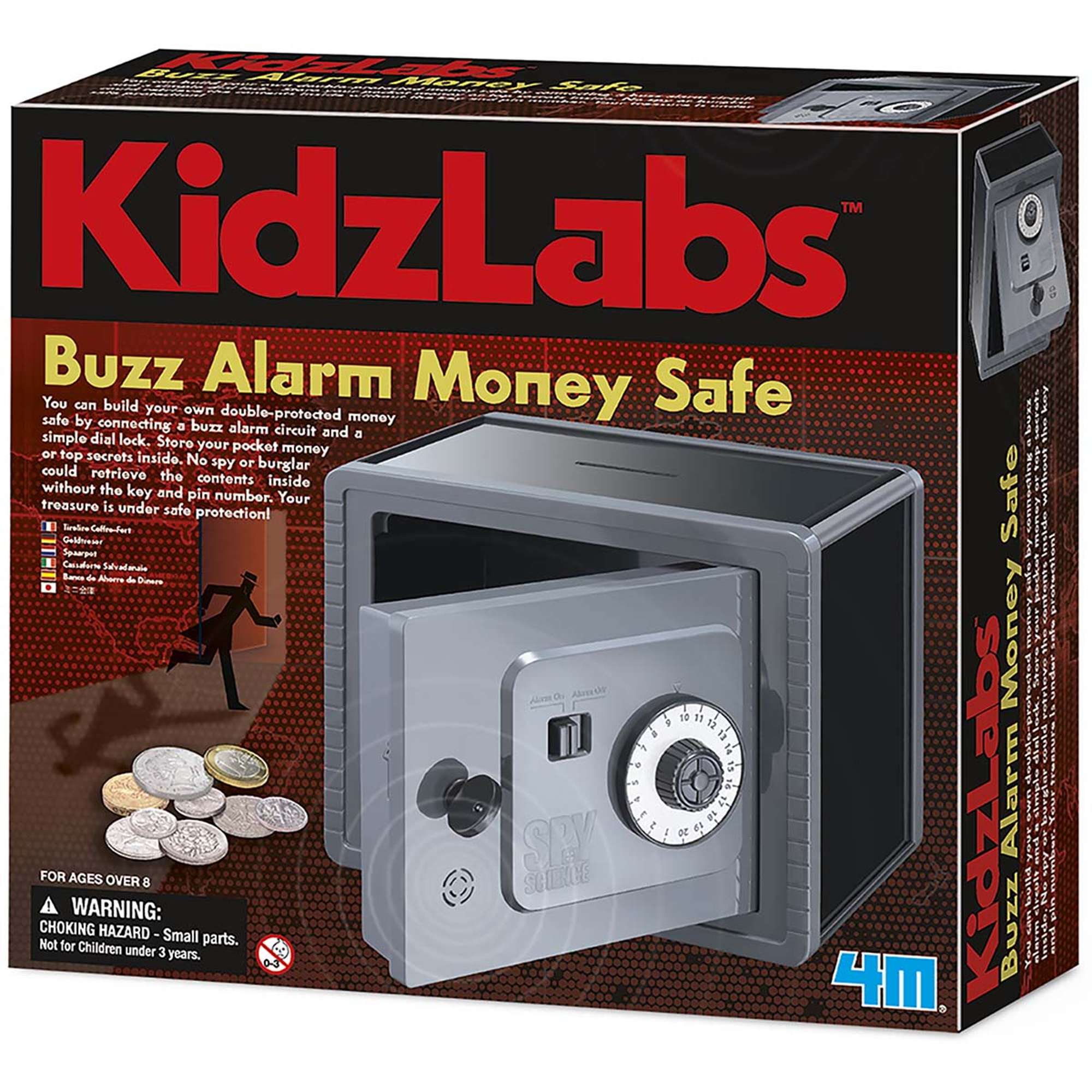 4M 3289  KIDZLABZ BUZZ ALARM MONEY SAFE KIT