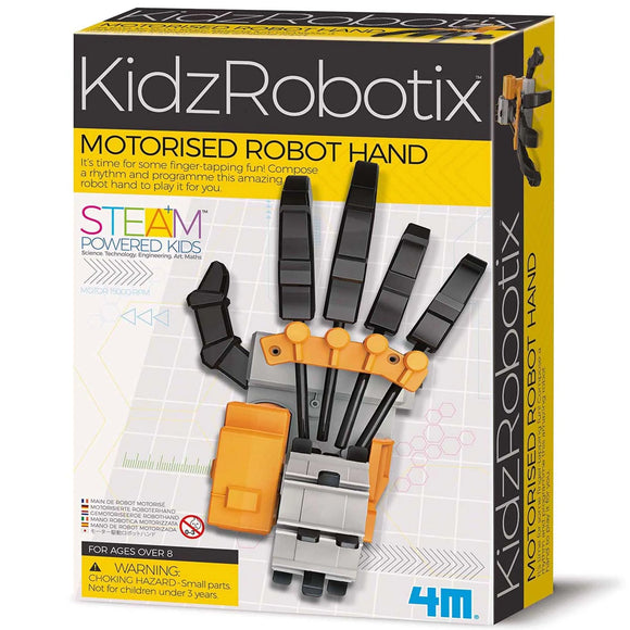 4M 3407 KIDZ ROBOTIX MOTORISED ROBOT HAND SCIENCE SET