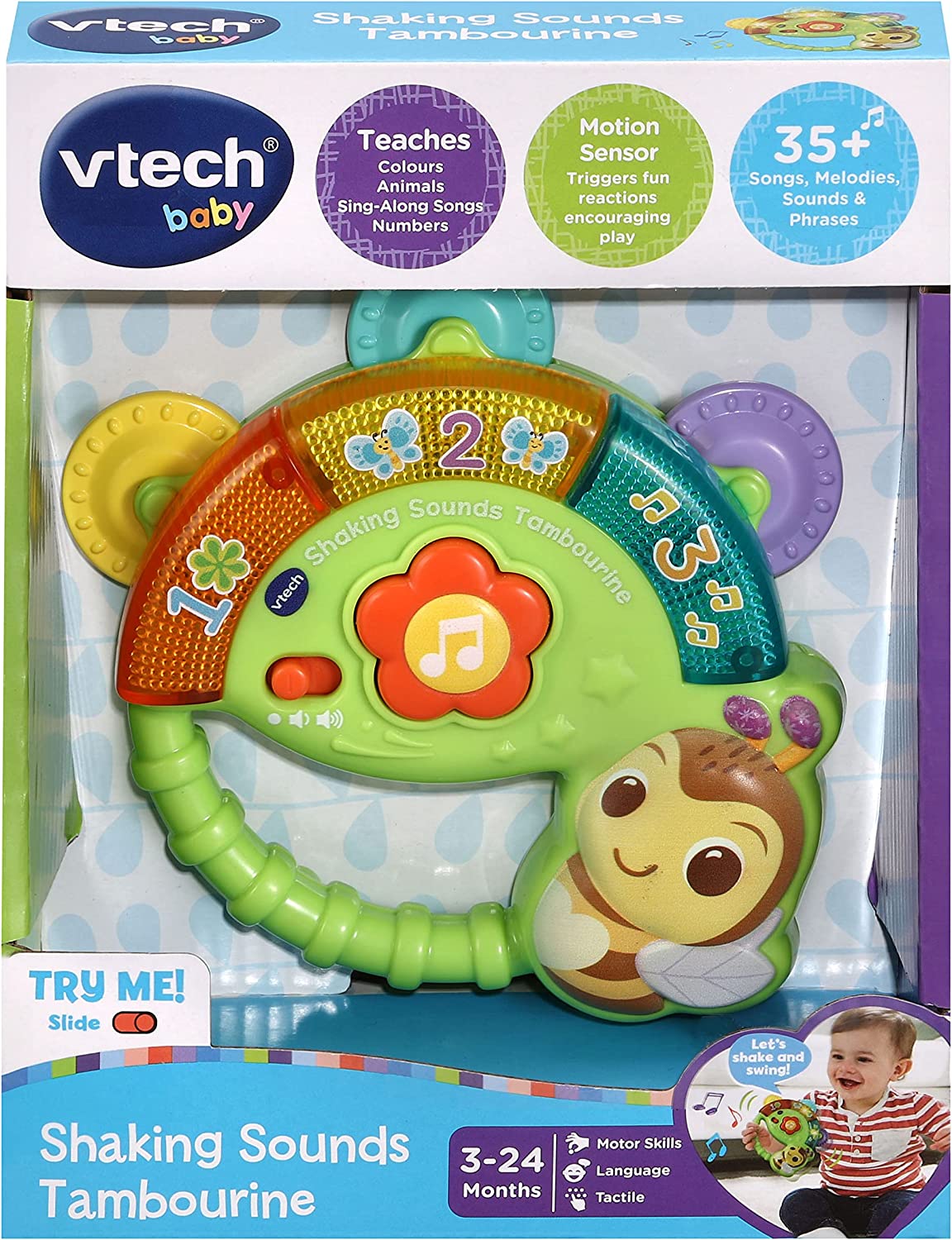 VTECH 558603 SHAKING SOUNDS TAMBOURINE