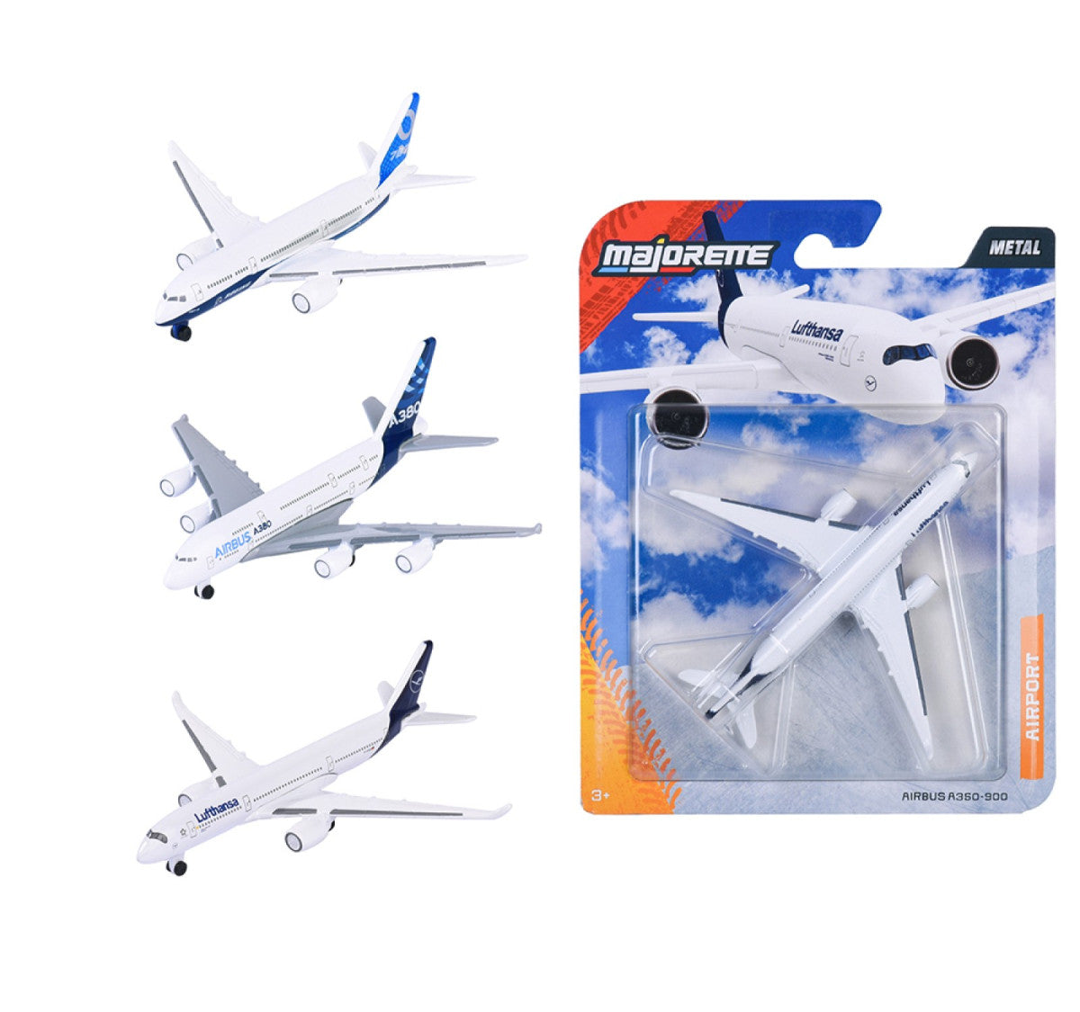 MAJORETTE 85 0300 1000 JET AIRLINER (ASST DESIGNS)