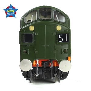 BACHMANN 35-302 CLASS 37/0 D6710 BR GREEN SPLIT HEAD CODE LATE CREST LOCO