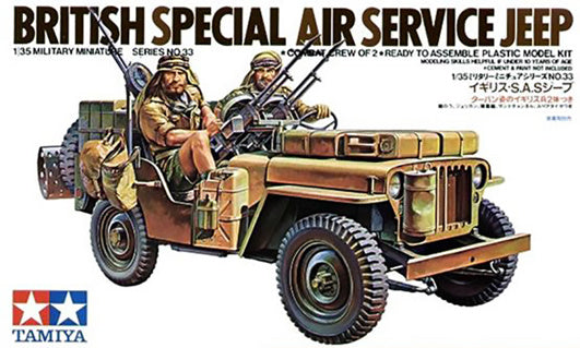 TAMIYA 35033  BRITISH SAS COMMANDO VEHICLE  1/35 SCALE