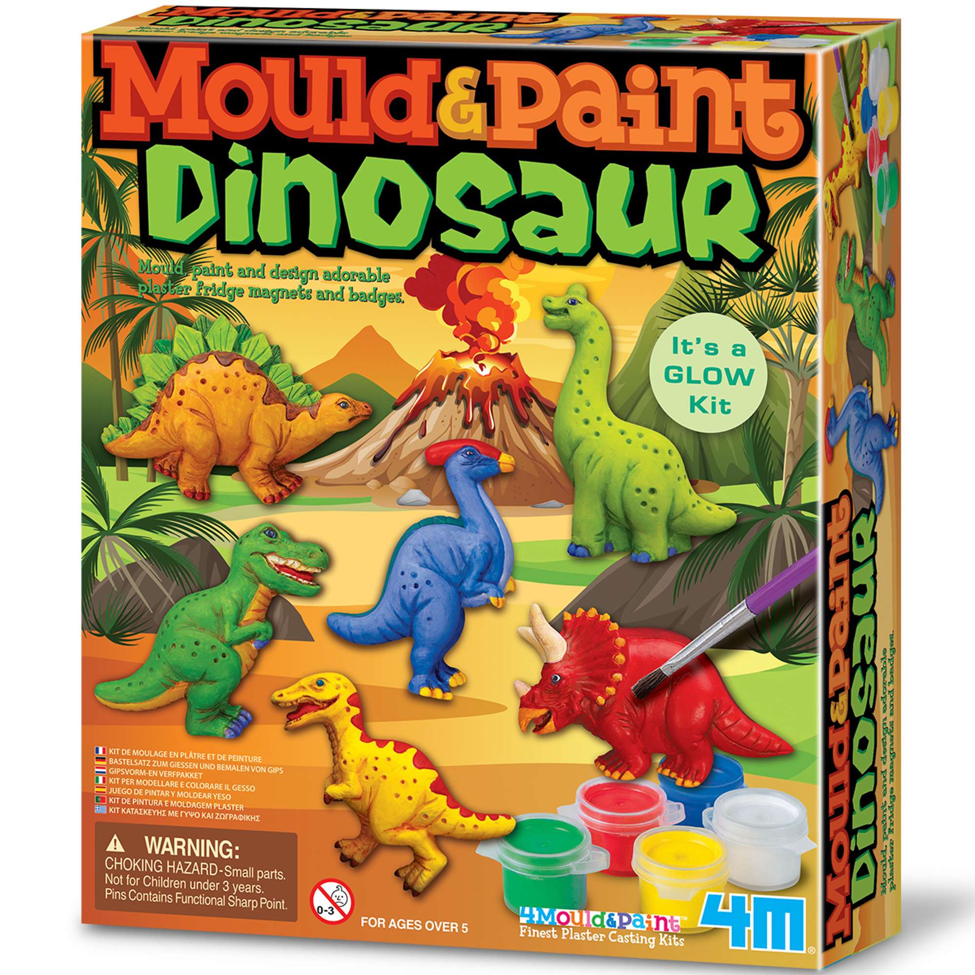 4M 3514 MOULD & PAINT DINOSAUR