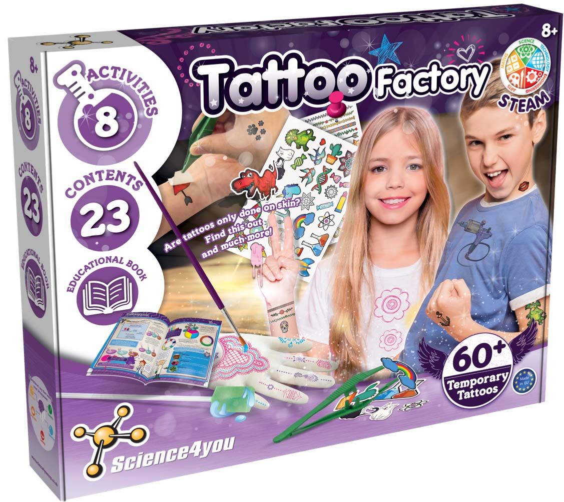 ** SALE 50% OFF  ** SCIENCE 4 YOU TATTOO FACTORY