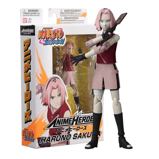 BANDAI 36909 NARUTO SHIPPUDEN ANIME HEROESSAKURA HARUNO