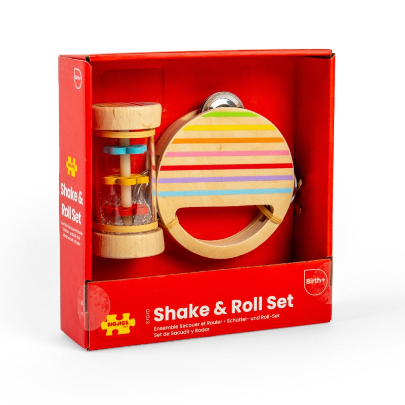 BIGJIGS 37070 SHAKE AND ROLL SET