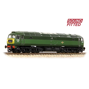 GRAHAM FARISH 371-825DSF  Class 47/0 D1565 BR Green (Small Yellow Panels)  Sound Fitted N Gauge