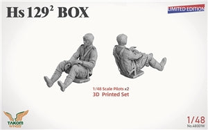 TAKOM 48001W Hs 129² Big Box Limited Edition (2 aircraft 1 tank + figures)  1/48 SCALE