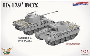 TAKOM 48001W Hs 129² Big Box Limited Edition (2 aircraft 1 tank + figures)  1/48 SCALE