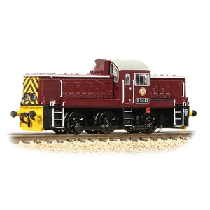 GRAHAM FARISH 372-955  Class 14 D9523 BR Maroon (Wasp Stripes)  N GAUGE