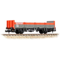 GRAHAM FARISH 373-626E BR OBA Open Wagon Low Ends BR Railfreight Red & Grey N GAUGE WAGON