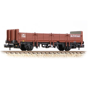 GRAHAM FARISH 373-629A BR OBA Open Wagon Low Ends BR Freight Brown (Railfreight)  N GAUGE WAGON