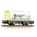 GRAHAM FARISH 373-789  BR 45T TTA Tank Wagon 'ICI Petrochemicals' White N SCALE