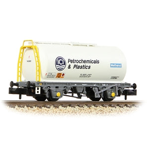 GRAHAM FARISH 373-789A  BR 45T TTA Tank Wagon 'ICI Petrochemicals' White N SCALE