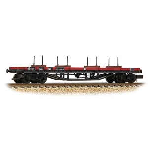 GRAHAM FARISH 373-925C 30T 'Prawn' Bogie Bolster BR Gulf Red [WL]  N GAUGE