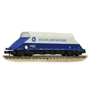 GRAHAM FARISH 377-101D JGA Bogie Hopper 'Buxton Lime Industries' White & Blue  N GAUGE